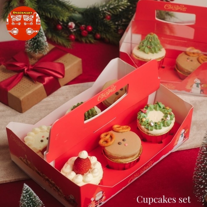 

Hampers Natal Cupcake / Cupcake Tema Natal / Hampers Natal Ekonomis / Parcel Natal 2024 / Christmas Hampers / Christmas Gift / Christmas Hampers 2024