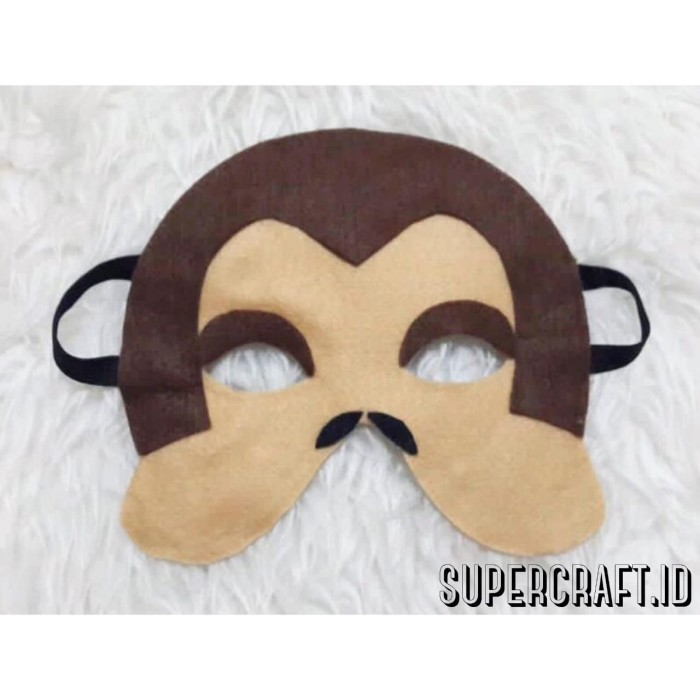 Topeng monyet Kostum Karakter Hewan Monyet Bando Monyet Pisang Monkey - A