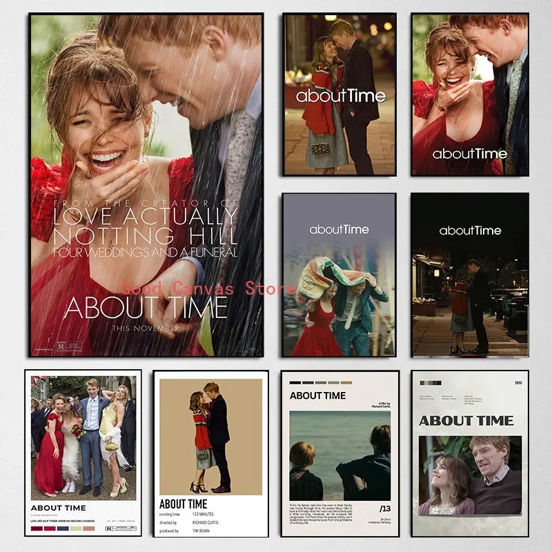 

Minimalist Movie about Time Released In 2013 Canvas Painting Retro Film Posters and Prints Wall Art Pictures for Room Home Decor