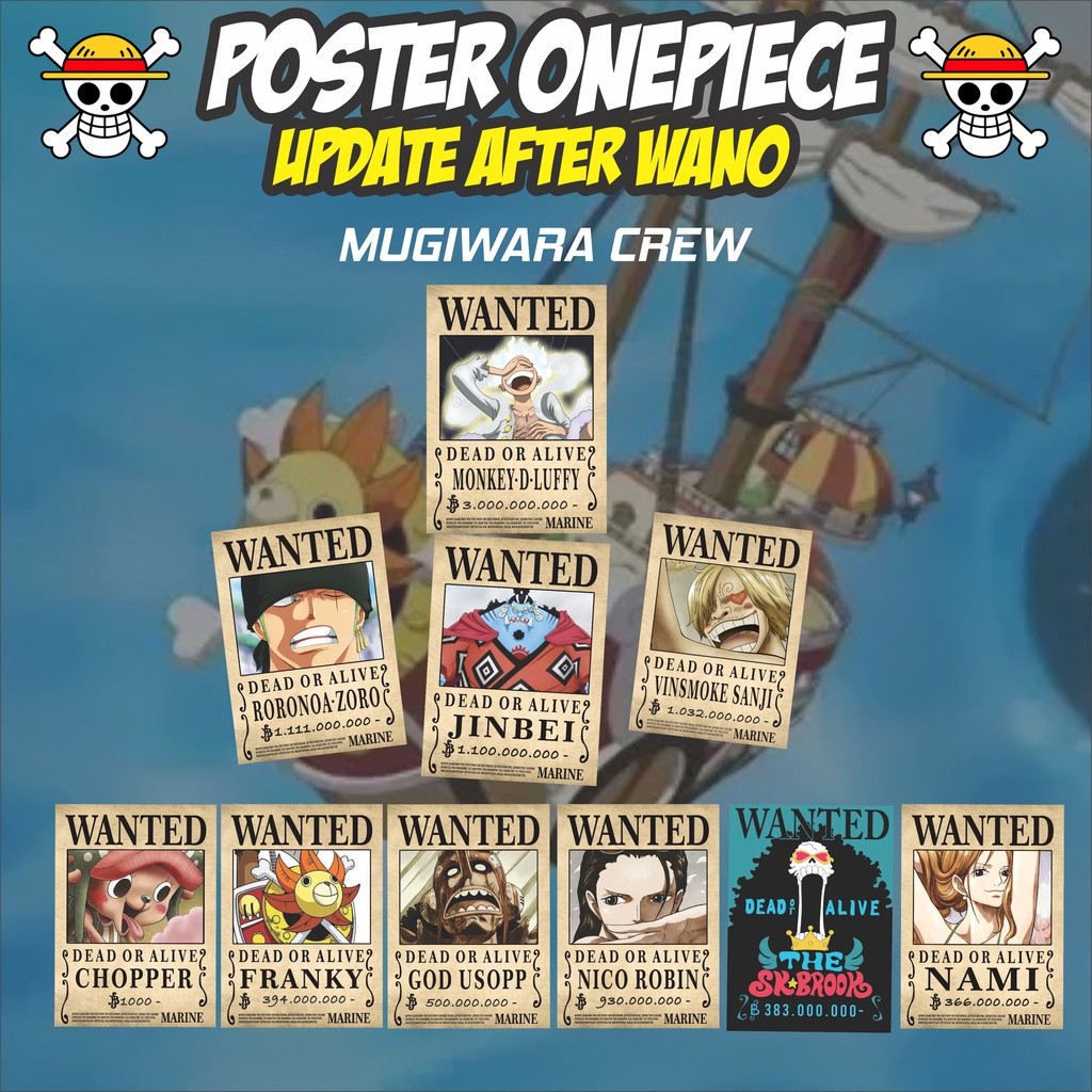 Poster One Piece Terbaru - Update After Wano