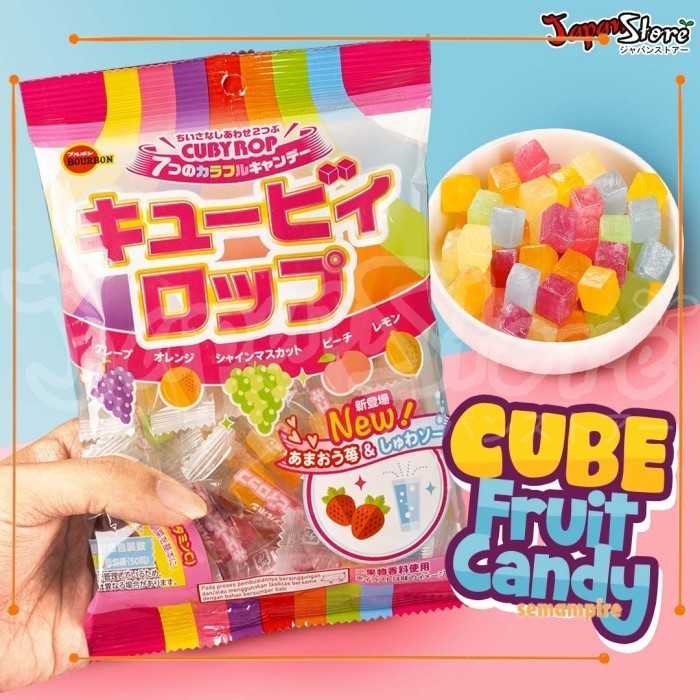 

Bourbon Cuby Rop : 8 Flavor Fruit Candy