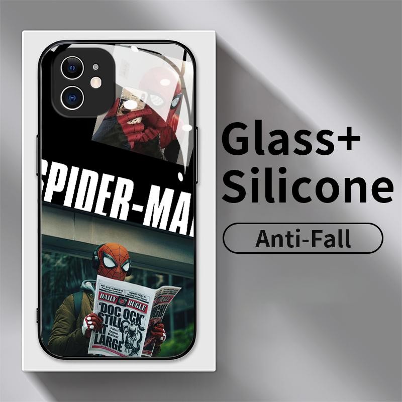 Casing Hp For Xiaomi 12 Lite Mi 11 Lite 11 Lite 5G 11 Lite 5G NE Kaca Glass Silicon Back Motif Lucu