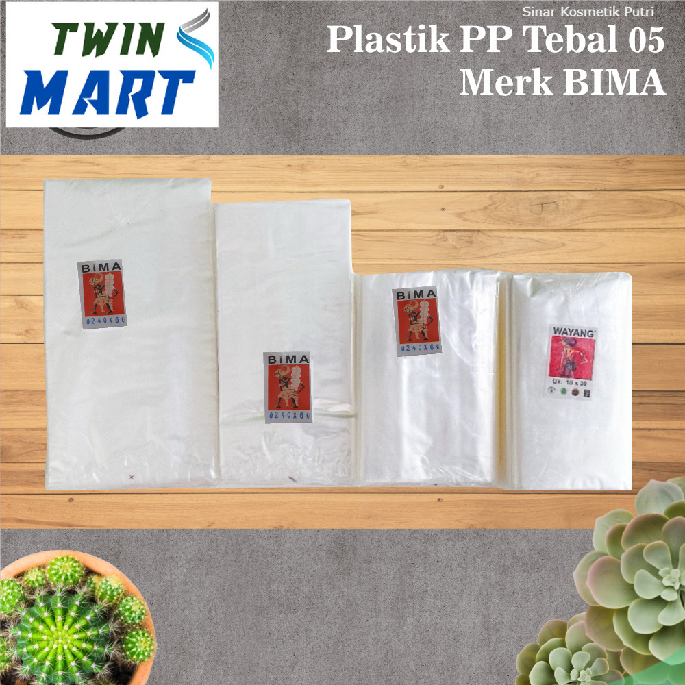 [Tebal 05] Kantong Plastik PP BIMA / Tebal 05
