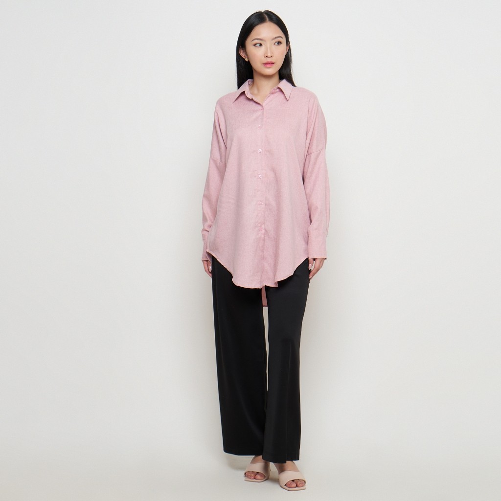 Lstrware | XALOXA DINA BLOUSE | Baju Atasan Kemeja Wanita Bahan KATUN MADINA | All Size Jumbo