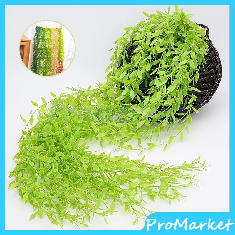 Artificial Hanging Leaf Tanaman Hias Plastik Daun Tirai Rambat Hiasan Artificial Daun