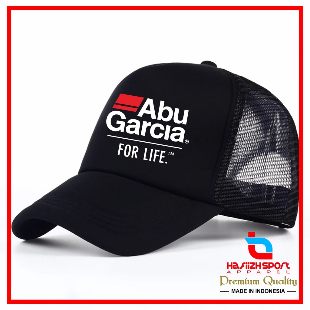 TOPI MANCING MANIA ABU GARCIA / TOPI JARING MANCING MANIA ABU GARCIA/ TOPI TRUCKER MANCING MANIA ABU