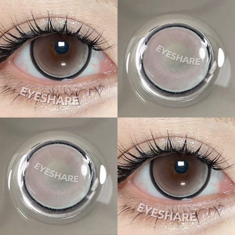 {COD}-Softlens Lensa Kontak Eyeshare Prague Grey 1 pasang lensa mata besar 14.2mm lensa modis Kelemb