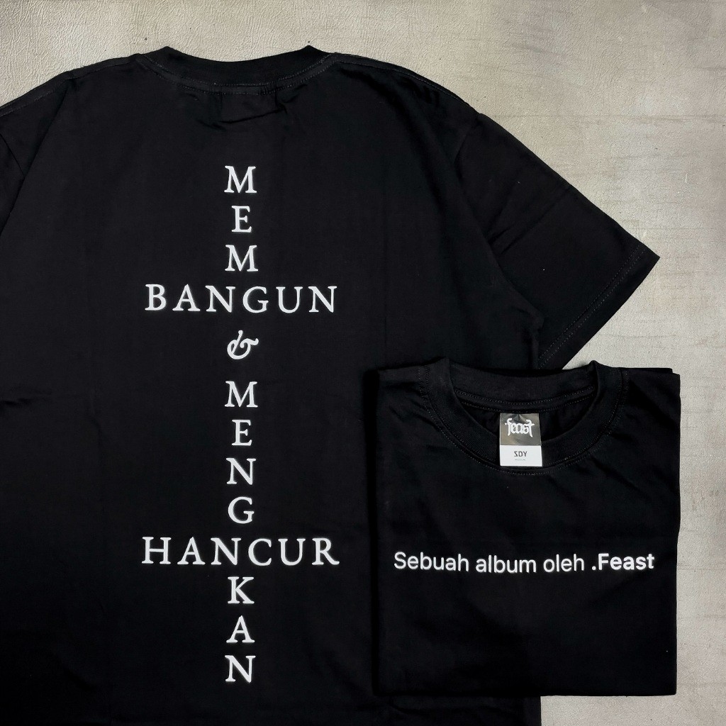 Feast - Memento | Tshirt Black // KAOS BAND FEAST // KAOS BAND // KAOS 24S