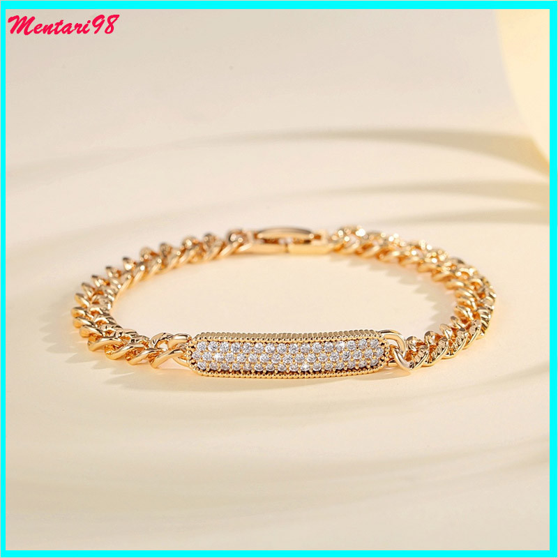 Gelang emas asli 24k lapis emas mudah kadar 17,7 anti karat (ada surat toko)