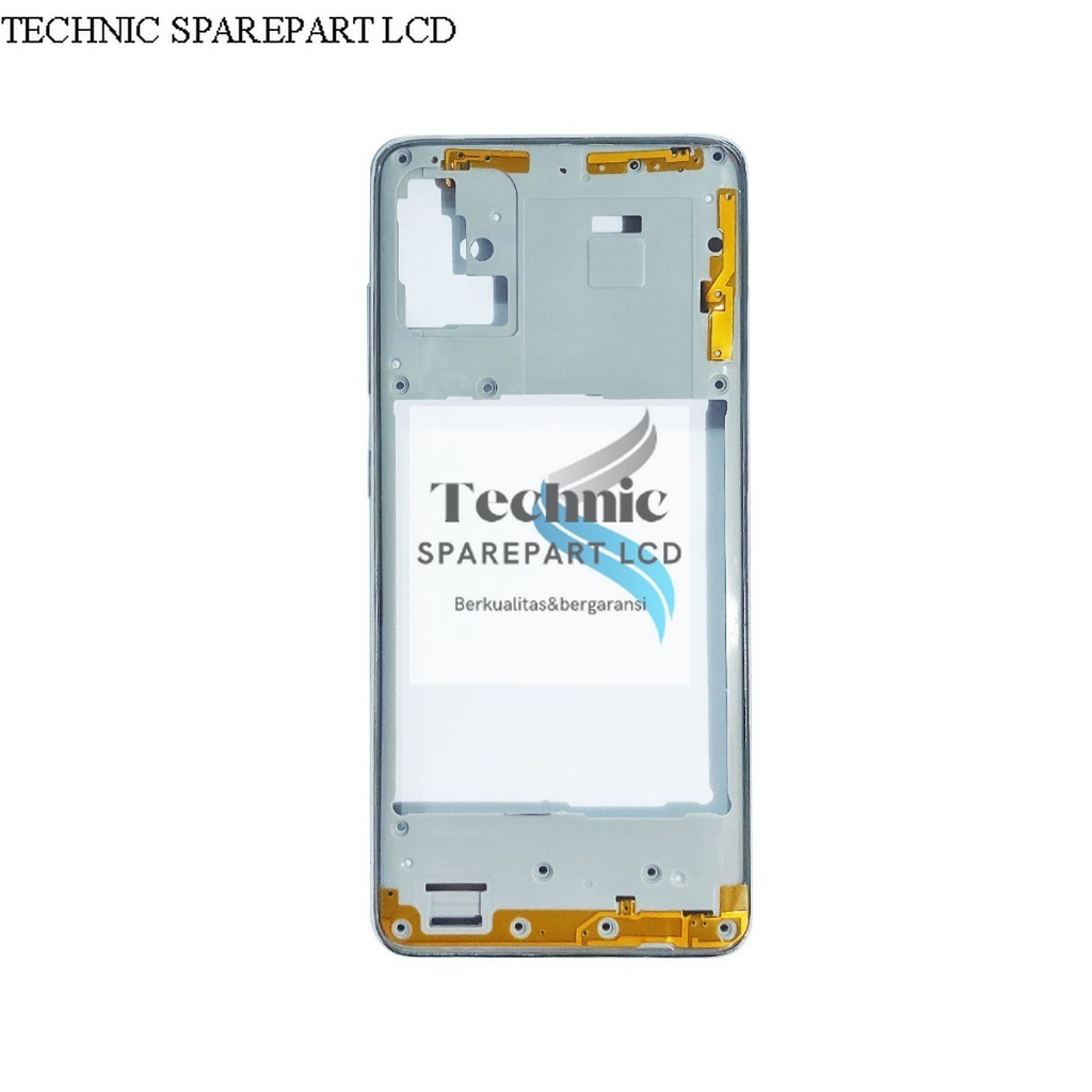 BEZZEL BEJEL BAZEL TULANG MESIN TULANG RANGKA TENGAH SAMSUNG A51 / A515 2019 ORI OEM