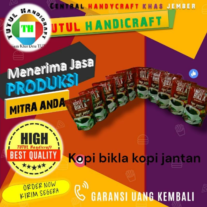 

MAKRIFATBUSINESS Paket 10 KOPI BIKLA 125 gr Kopi Robusta Lereng Argopuro