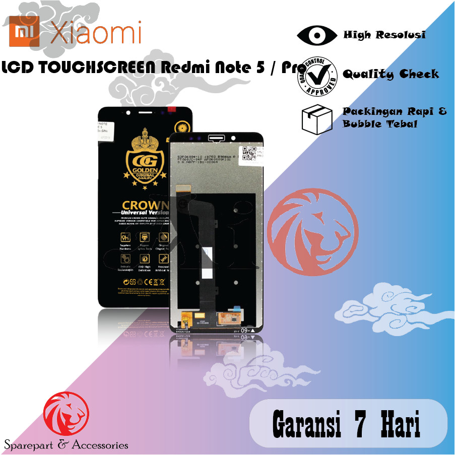 LCD XIAOMI REDMI NOTE 5 PRO / XIAOMI REDMI NOTE 5 FULLSET ORIGINAL