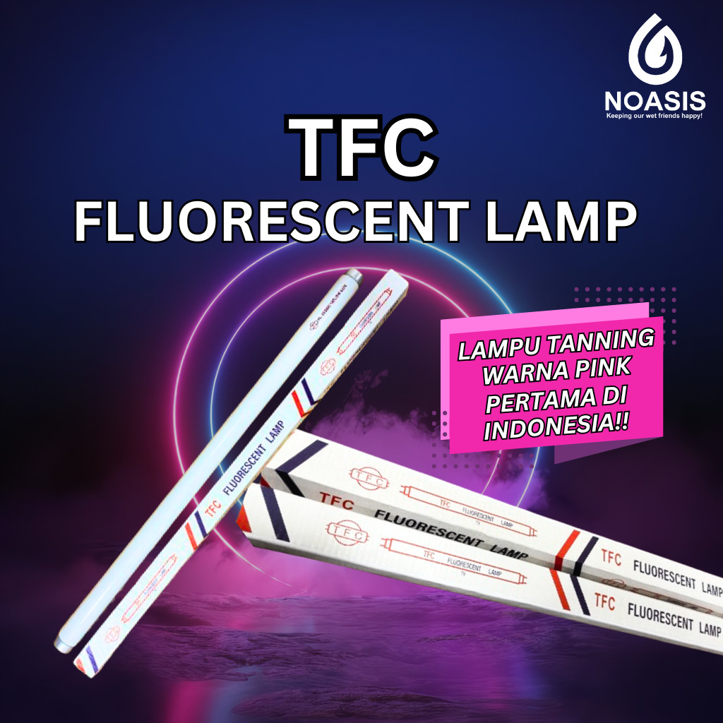 Lampu Tanning Ikan Arowana TFC Fluorescent Lamp 20 30 Watt Pink TFC Merah Muda