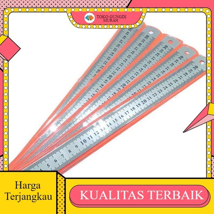 

PENGGARIS BESI STAINLESS STEEL 30 CM