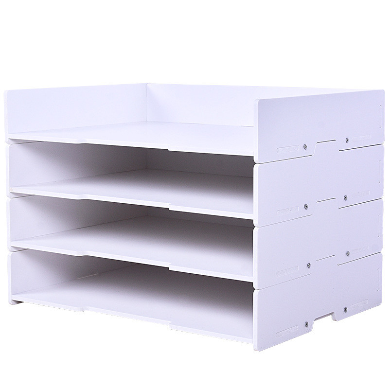 

A4/A3 Multi-layer Superimpose Desktop File Tray Organizer Document Paper Organizer Rack Holder Office Stationery Storage Box