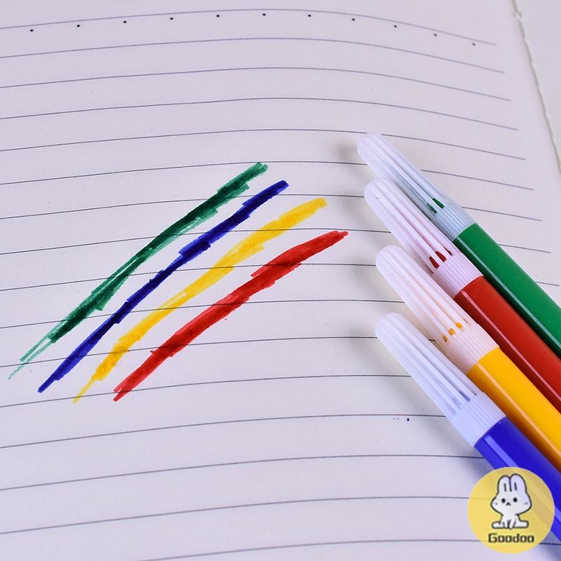 

[COD] air 6 warna pena cat air mini set Pena cat lukisan kuas diy anak -GD