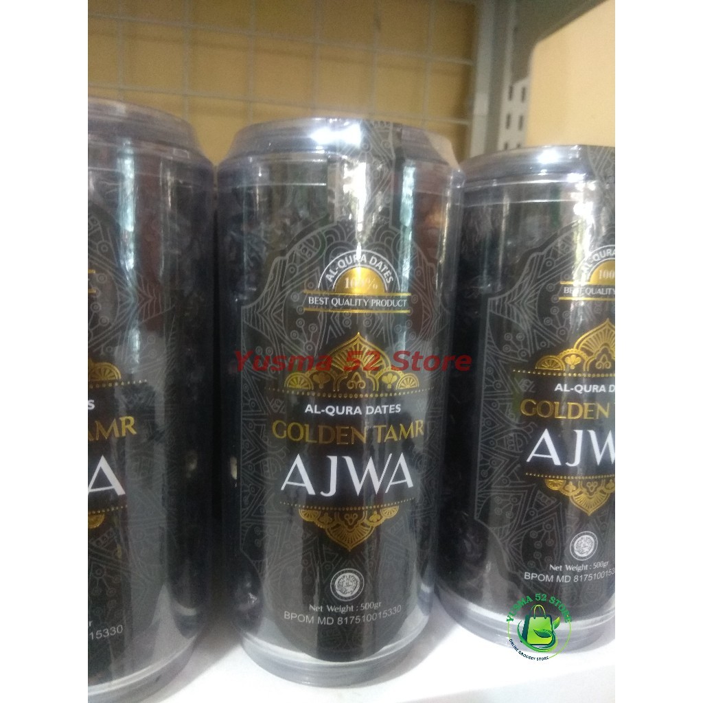 

Kurma Golden Tamr Ajwa Toples 500gr