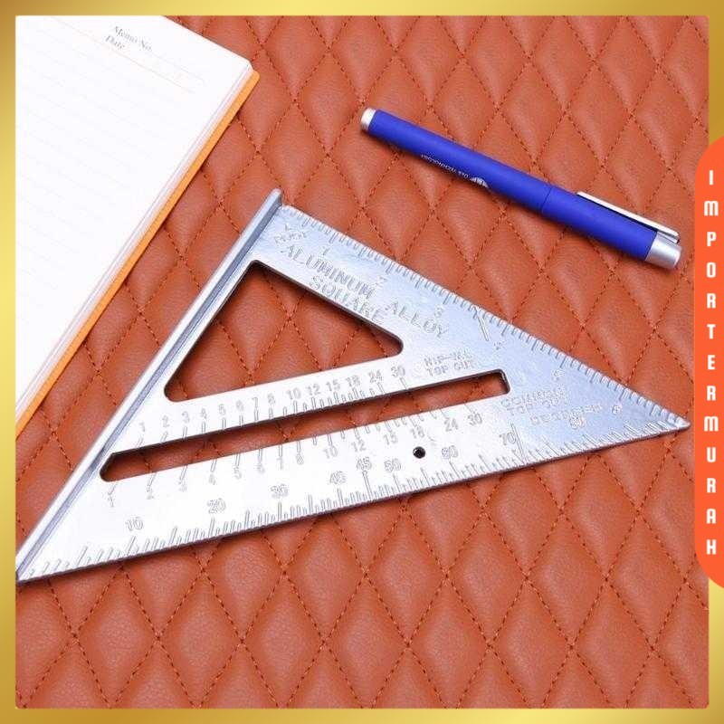 

Taffware Penggaris Siku Mistar Triangle Ruler Aluminium Alloy - VK18