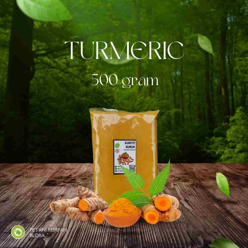 

PRB 500 Gram Bubuk Kunyit/ Powder Turmeric Premium Pure Organic