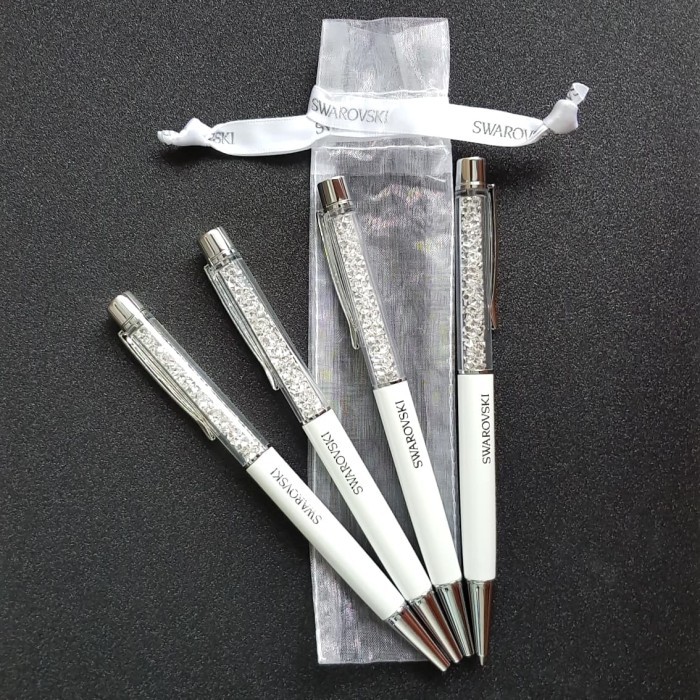 

Swarovski Crystalline Pen Putih - Plastik