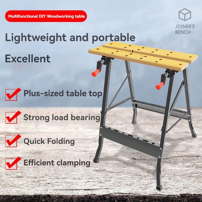 Woodworking Workbench Folding Operation Saw Table Tool Multifunctional Woodworking Table Folding Tab