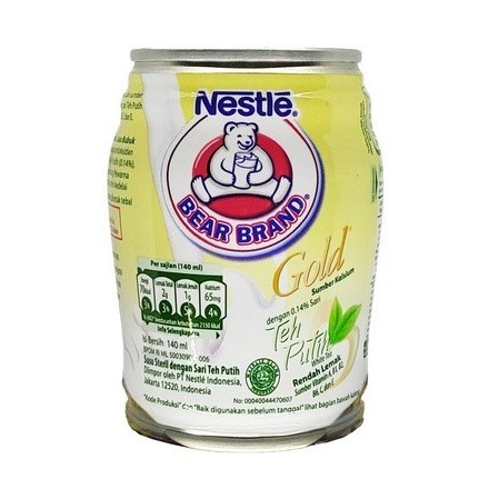 

New Item BEAR BRAND WHITE TEA KLG 140ML