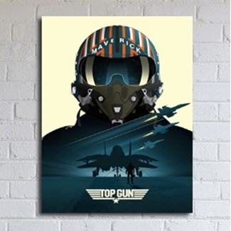 DL25 Poster Dinding Artwork Top Gun