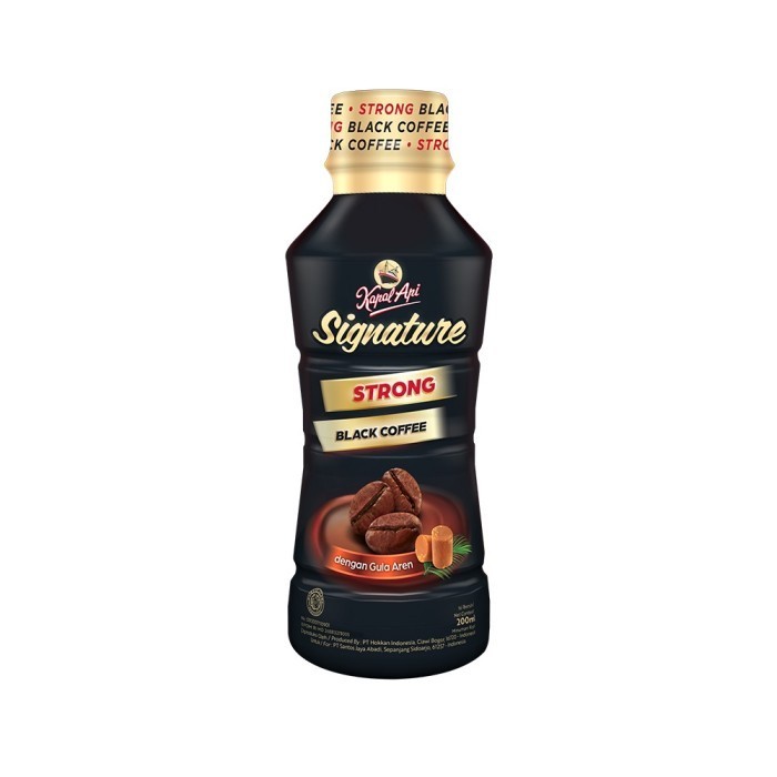 

NEW ITEM MINUMAN KAPAL API SIGNATURE BLACK COFFEE STRONG 200ml