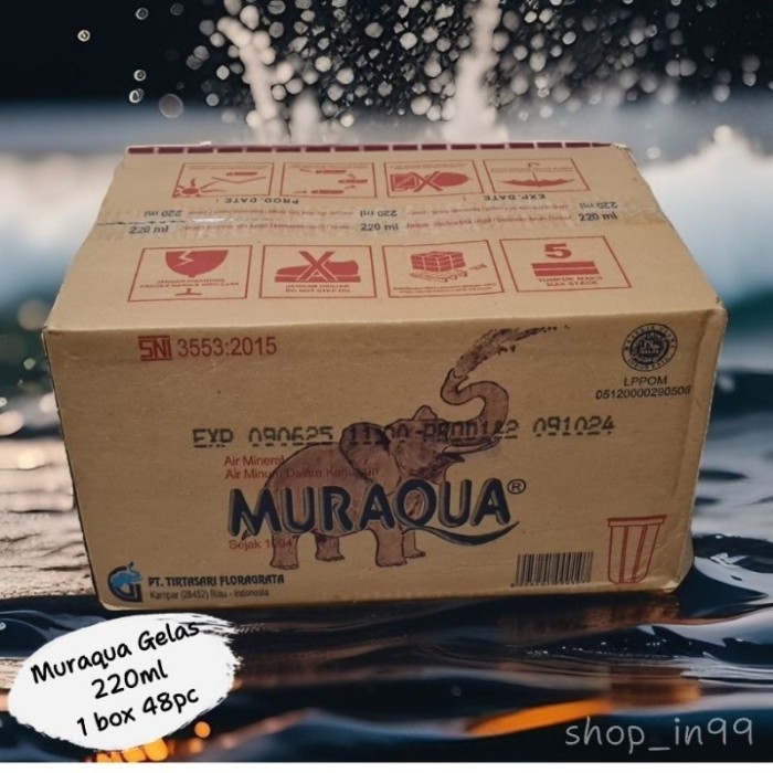 

NEW ITEM MINUMAN MURAQUA GELAS 48 X 220ML