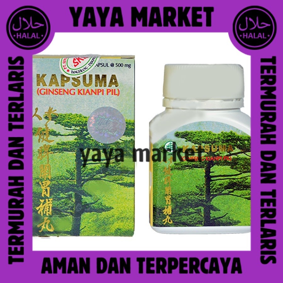 Yayamarket - Kapsuma (Ginseng Kianpil Pil ) [BISA COD]