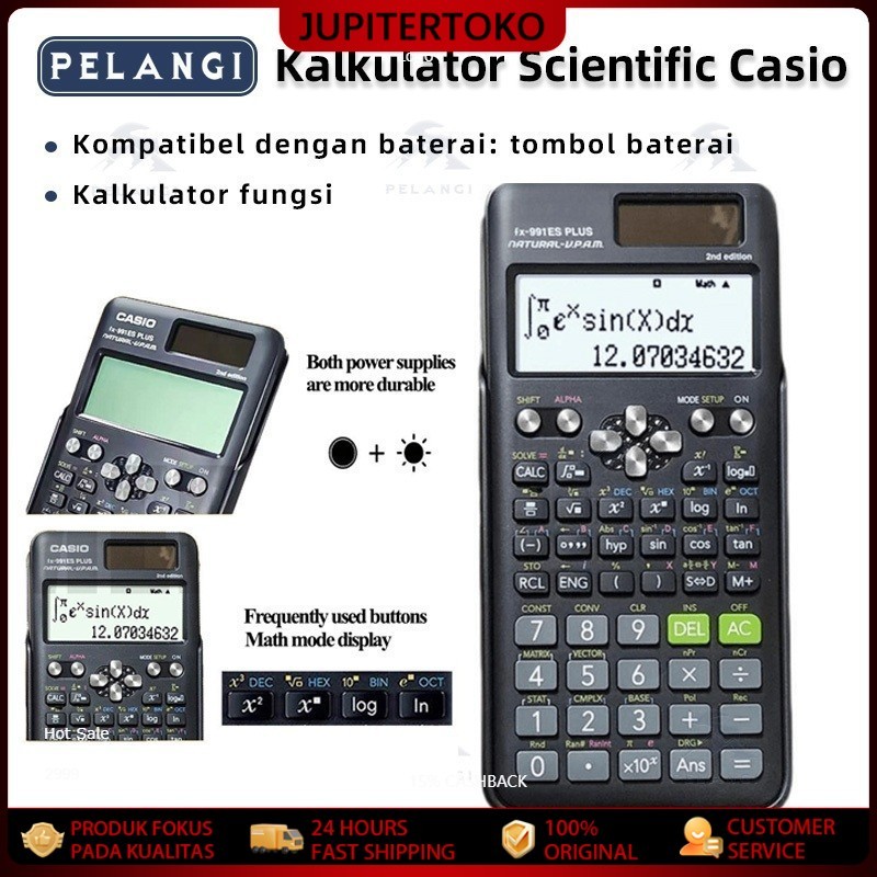 

Kalkulator Scientific Casio FX-991EX Kalkulator Scientific Casio ilmiah FX-991EX Classwiz Asli dan Bergaransi FX-991CW Kalkulator Ilmiah Original 991ES-Plus Kalkulator Casio Scientific Calculator Casio Scientific Kalkulator Scientific Casio 82ms
