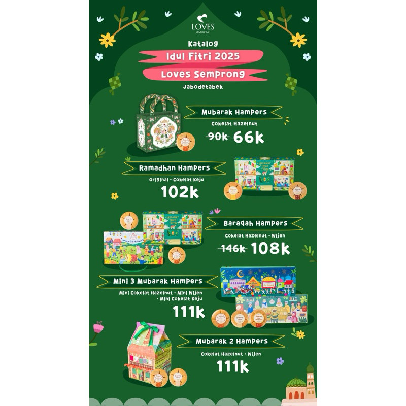 

Hampers Lebaran| iduL fitri | Hampers Loves semprong