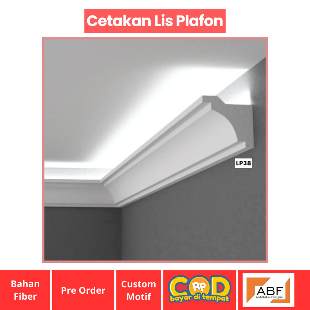 Cetakan List / Cetakan Lis Gypsum Terbaru / Cetakan List Profil Beton / Cetakan Lis Plafon Rumah Mew