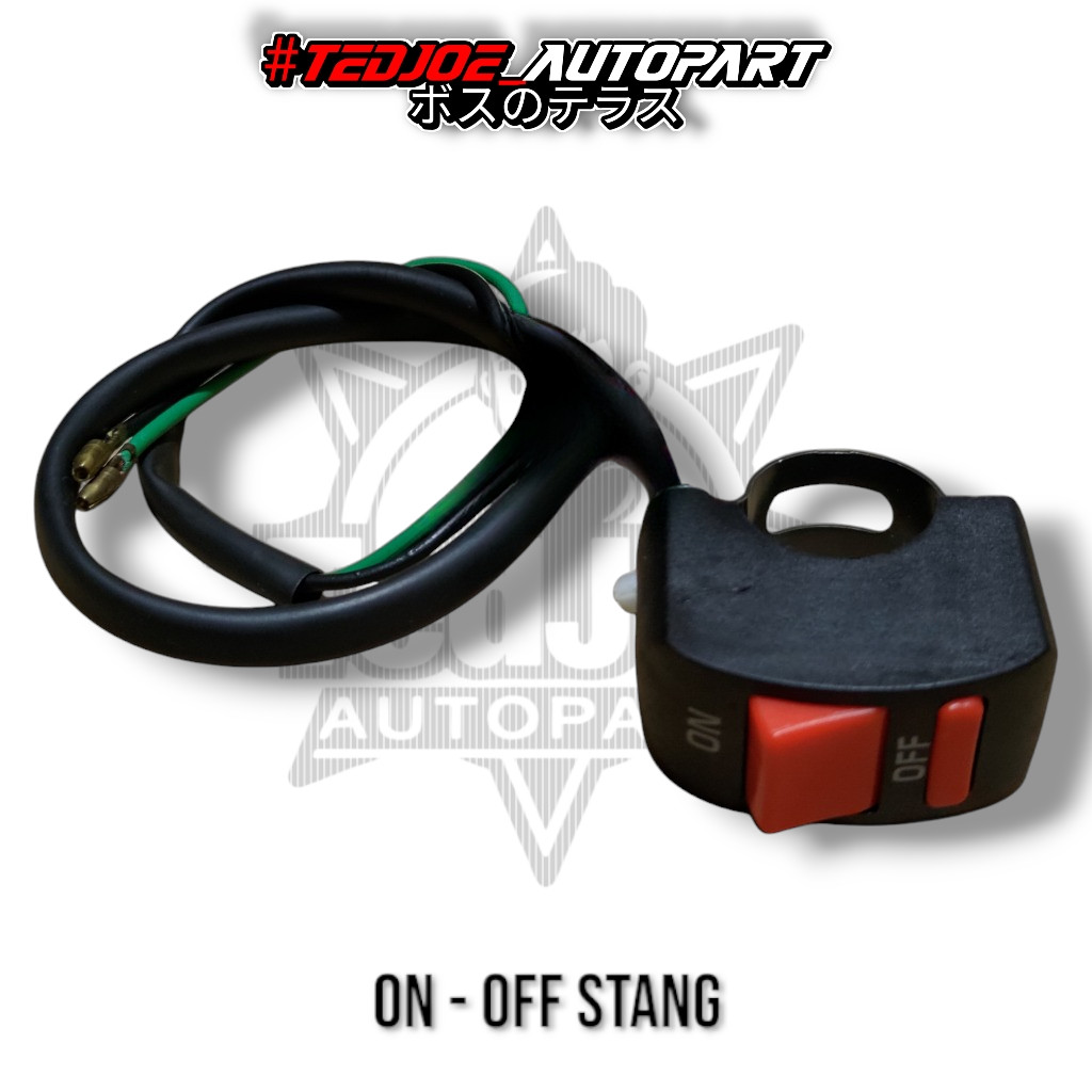 Saklar Lampu On Off Stang RX King 2 Fungsi | Saklar Multi Mode On Off Universal | Kabel Tombol Sakla