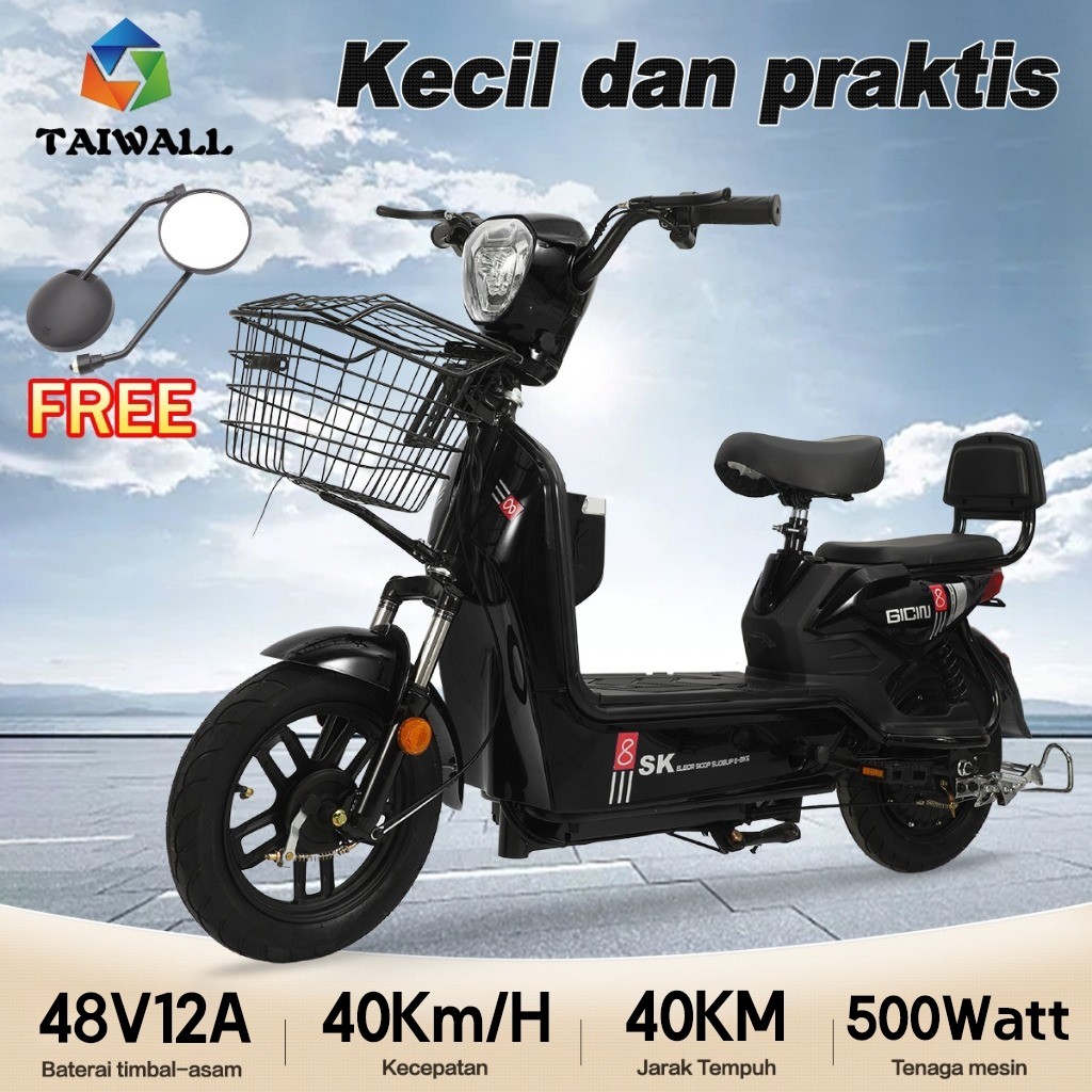Sepeda Listrik / Sepeda Listrik Dewasa 48V12A / Sepeda Motor Listrik 500Watt