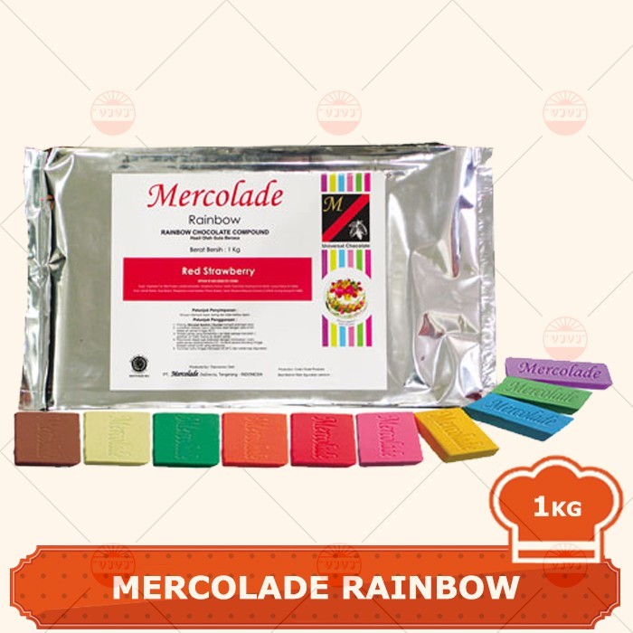 

COKLAT MERCOLADE RAINBOW CHOCOLATE COMPOUND 1KG - Avocado