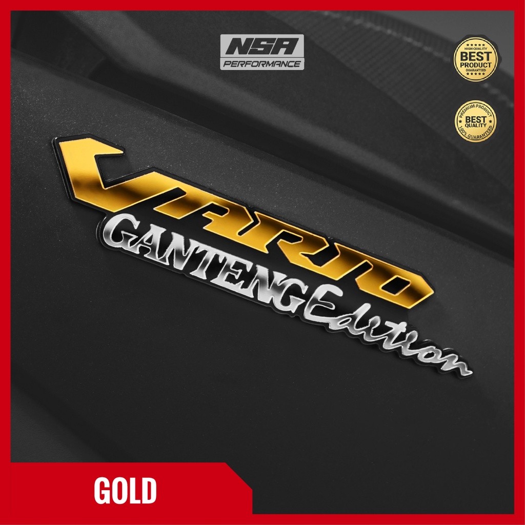 HORRANPART  1pcs EMBLEM VARIO AKSESORIS VARIO GANTENG EDITION LOGO VARIO GANTENG EDITION BUKAN STICK