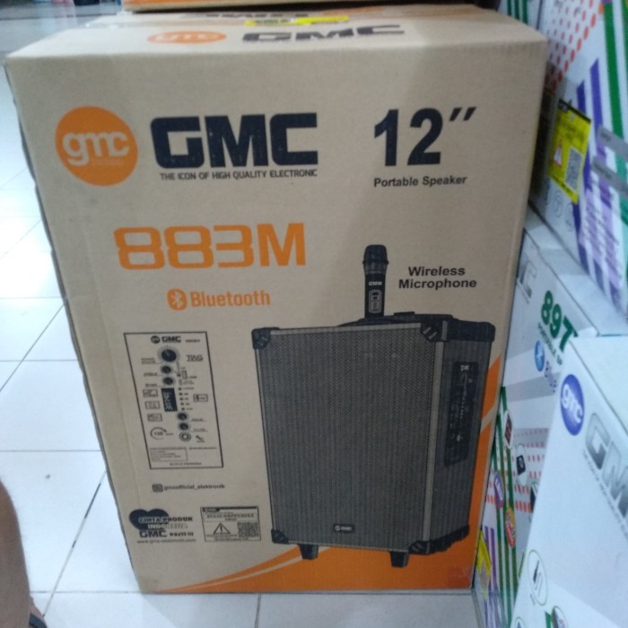 Gmc Speaker portable 883M 12 inch