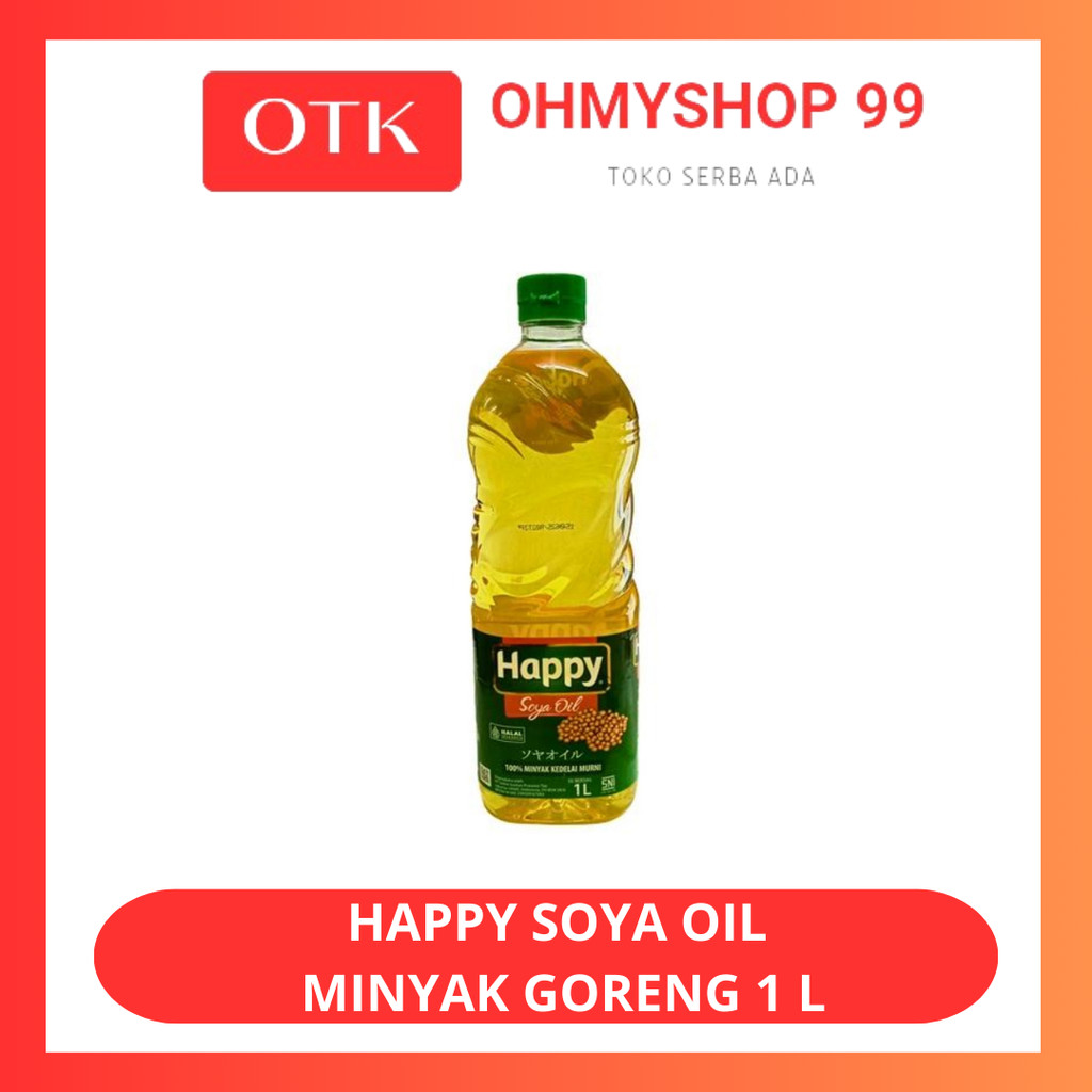 

Happy Salad Soya Minyak Soya Bean Oil 1 L