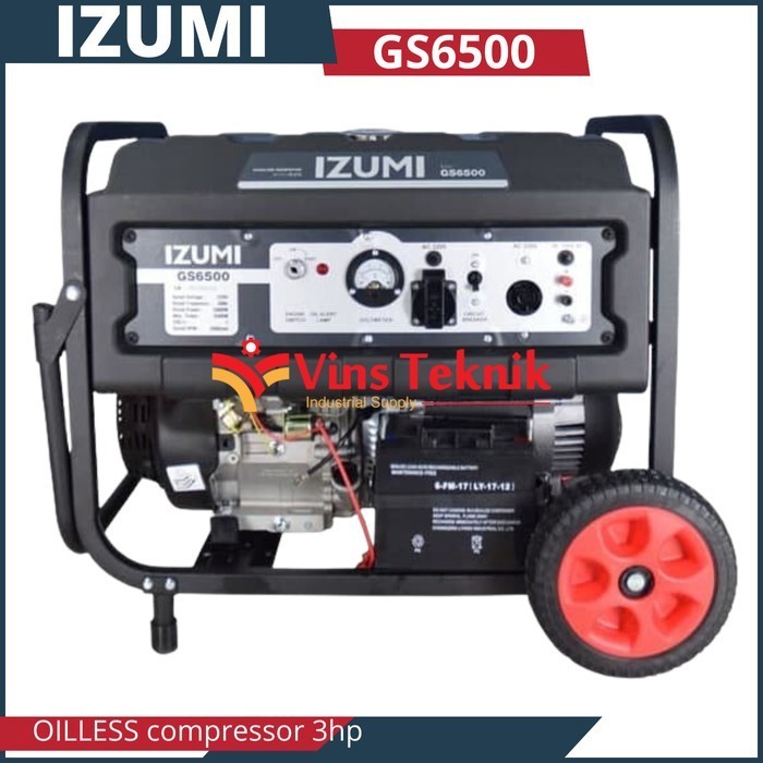 Mesin Genset Listrik 5500 watt Genset Bensin Generator Listrik GS6500 IZUMI GS 6500