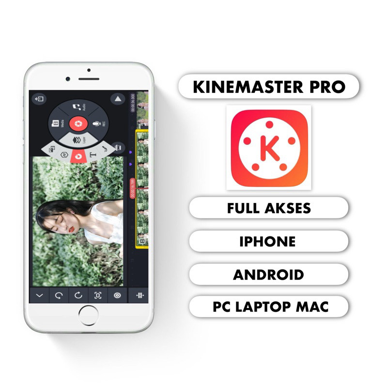 ORIGINAL APLIKASI KINEMASTER ( BERUPA ACC LOGIN ) IOS ANDROID