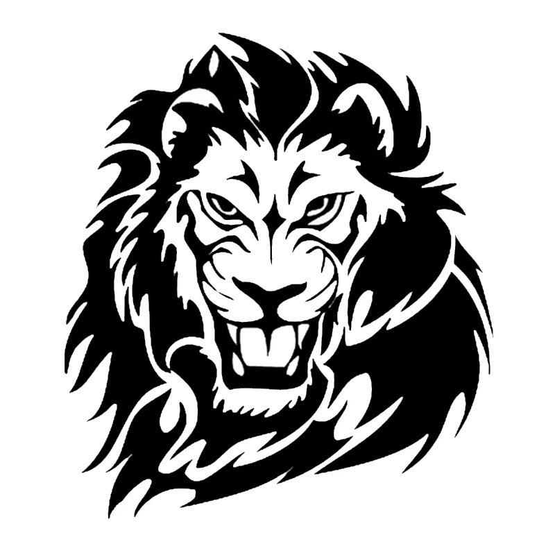 

Car Sticker 3D Funny Mighty Lion Wild Animal Sticker Motorcycle Vinyl Laser Car Styling 15.7*17.8CM PVC KK