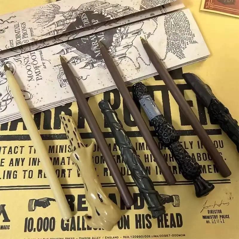 Harries Potter Magic Wand Pen Gel Pens Hogwarts Movie Peripherals School Supplies Study Stationery C