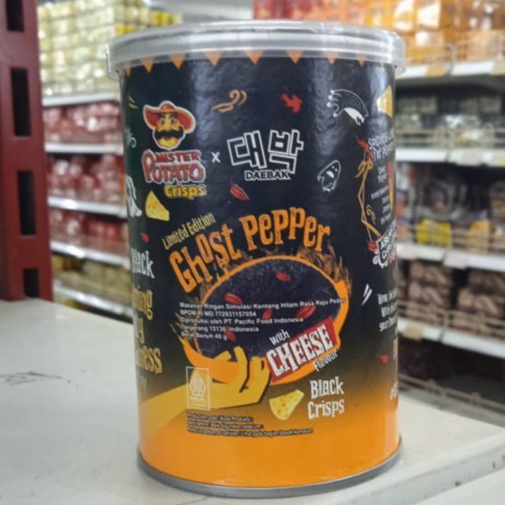 

MR.POTATO GHOST PEPPER CHEESE 40GR