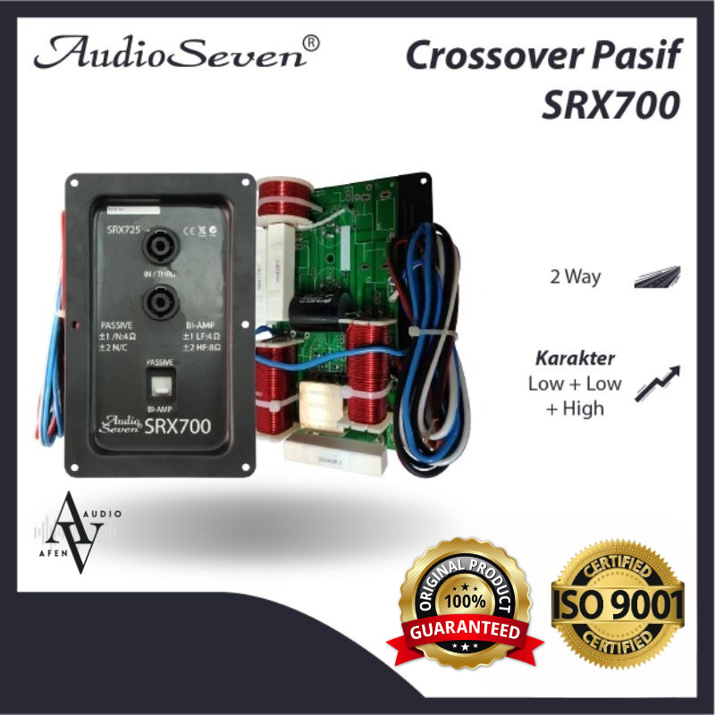 Crossover Speaker Pasif Audio Seven SRX 700 | SRX 725 Import High Quality 2 Way Passive + Bi Amp