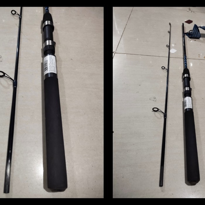 joran okuma blue diamond 502 8 17 lb joran spinning