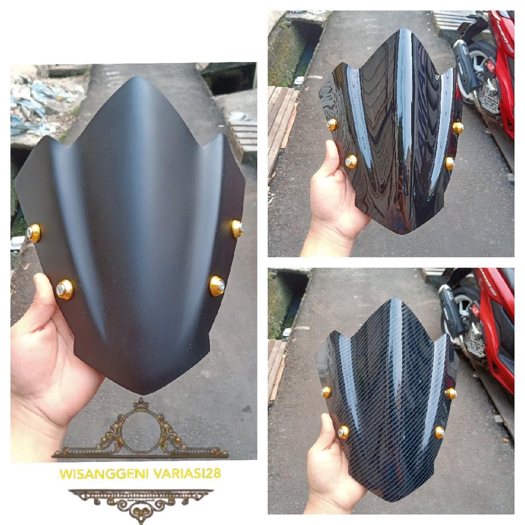 VISOR SATRIA FU FACELIFT TAHUN 2013 2014 2015 WINDSHIELD VISOR SATRIA FU FACELIFT TAHUN 2013 2014 20