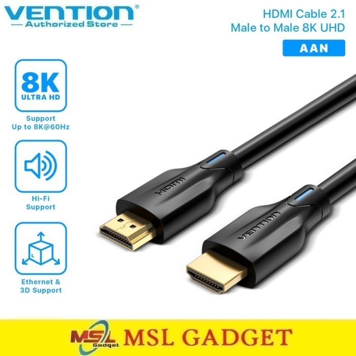 Vention Kabel HDMI to HDMI 2.1 Ultra HD 8K 60Hz FHD HDR