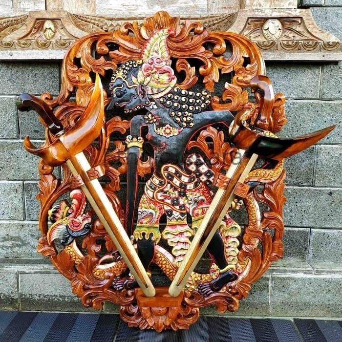 

Blawong Pusaka Isi 2 Ukir Wayang Bima Werkudara Brotoseno Cat Sungging Termurah Seindonesia EJ42234