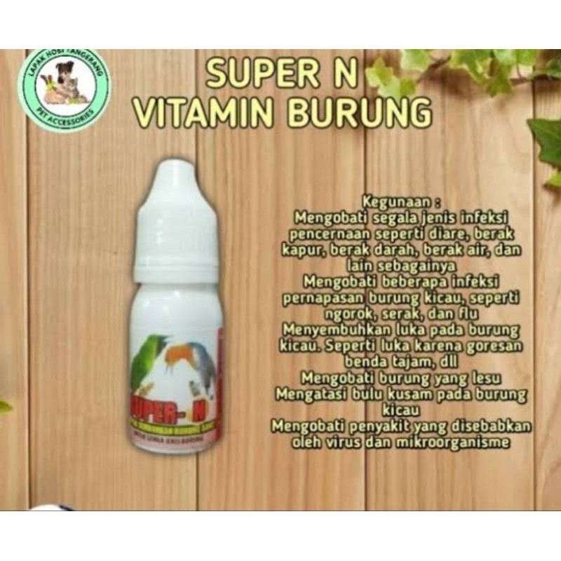 SUPER N VITAMIN BURUNG